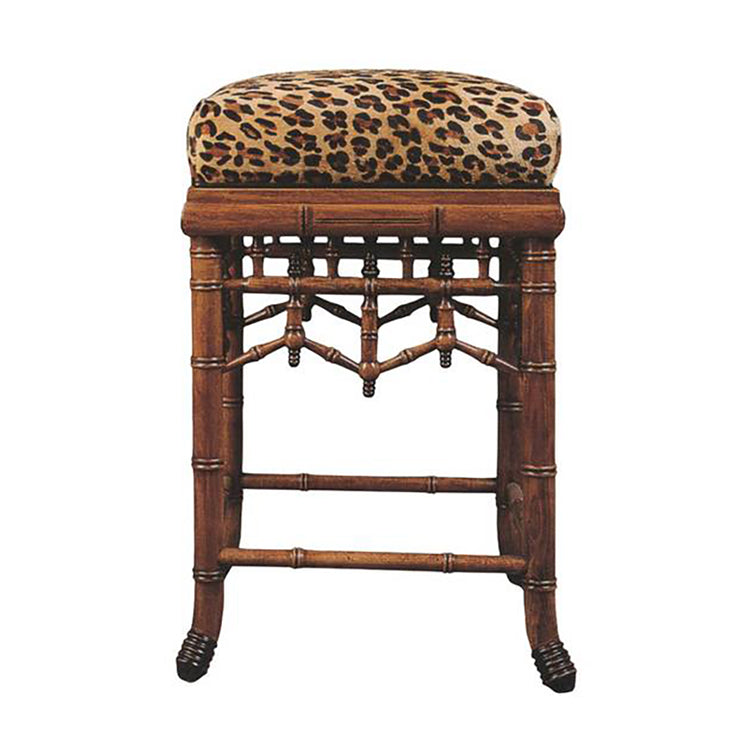 FAUX BAMBOO BARSTOOL