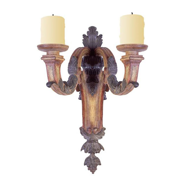 DOUBLE ARM LEONARDO WALL SCONCE