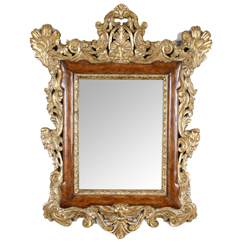 17TH CENTURY ITALIAN MIRROR RAW FRAME