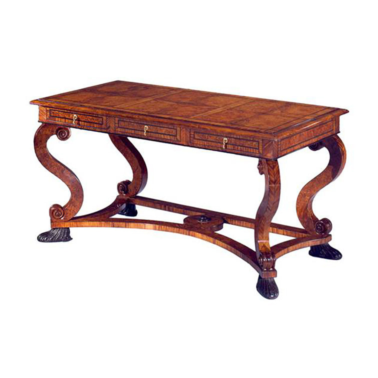 REGENCY SCROLL LEG DESK