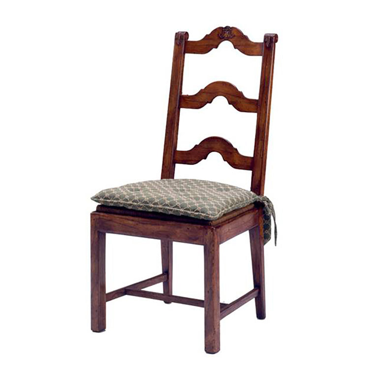FRENCH LADDER BACK DINING SIDE CHAIR