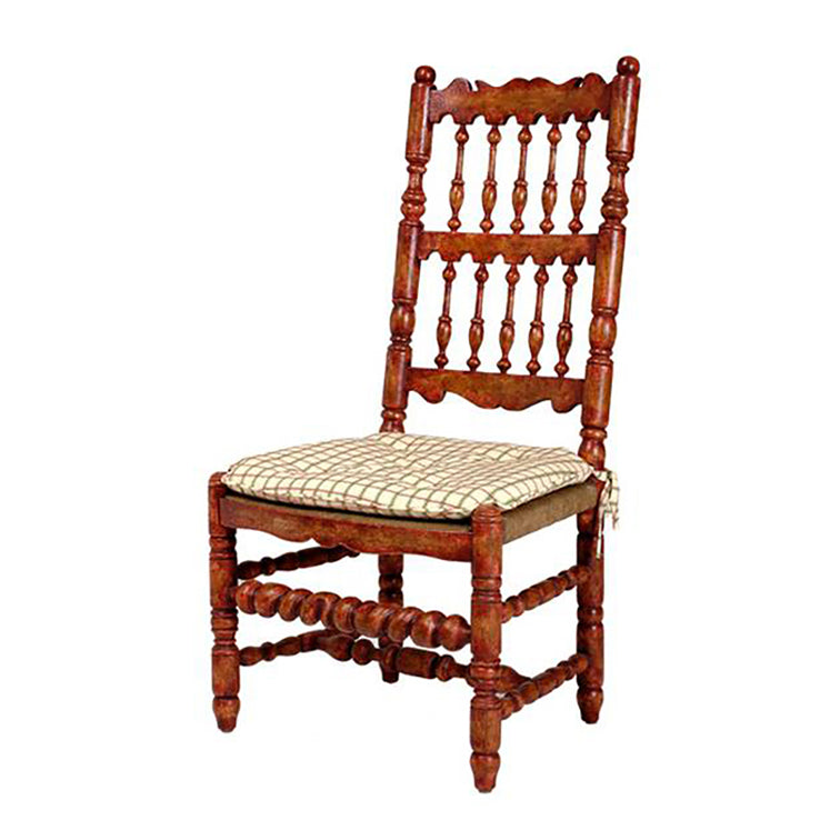 TALL ENGLISH SPINDLE BACK DINING SIDE CHAIR