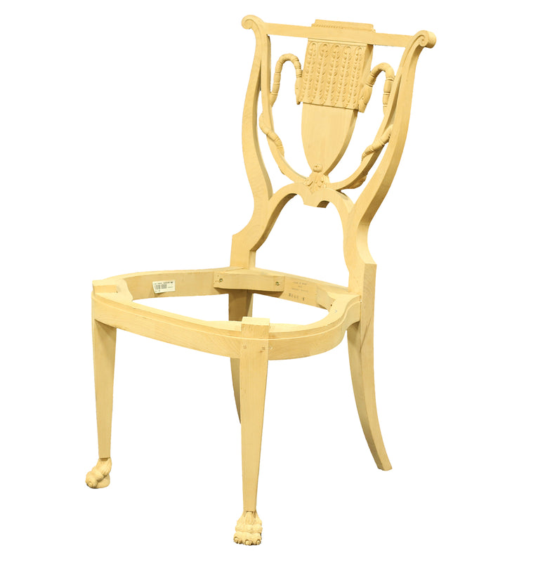 RUSSIAN NEOCLASSIC SIDE CHAIR RAW FRAME