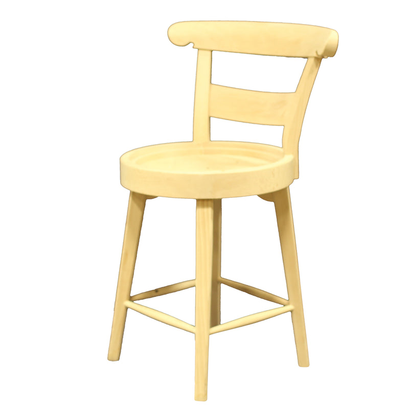 COUNTRY FRENCH COUNTER STOOL RAW FRAME