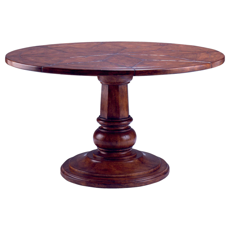 WILLIAM & MARY PEDESTAL DINING TABLE (PERMANENT ROUND)