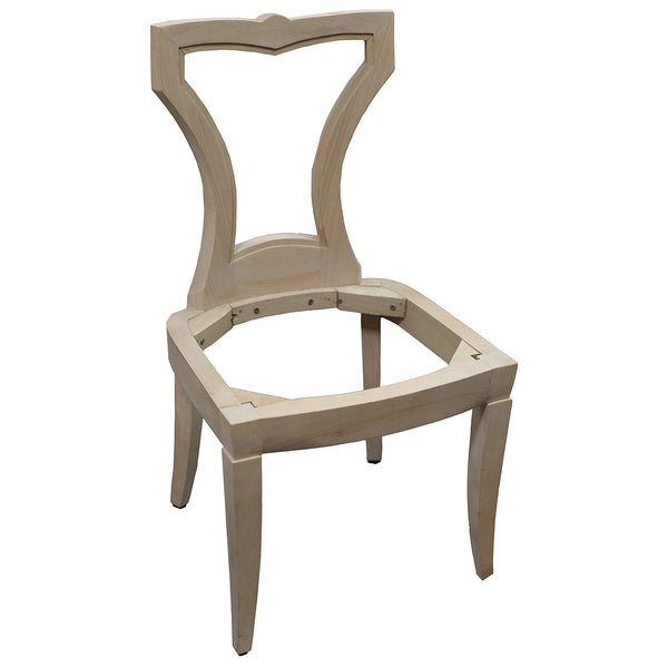 FRENCH ART DECO DINING CHAIR RAW FRAME