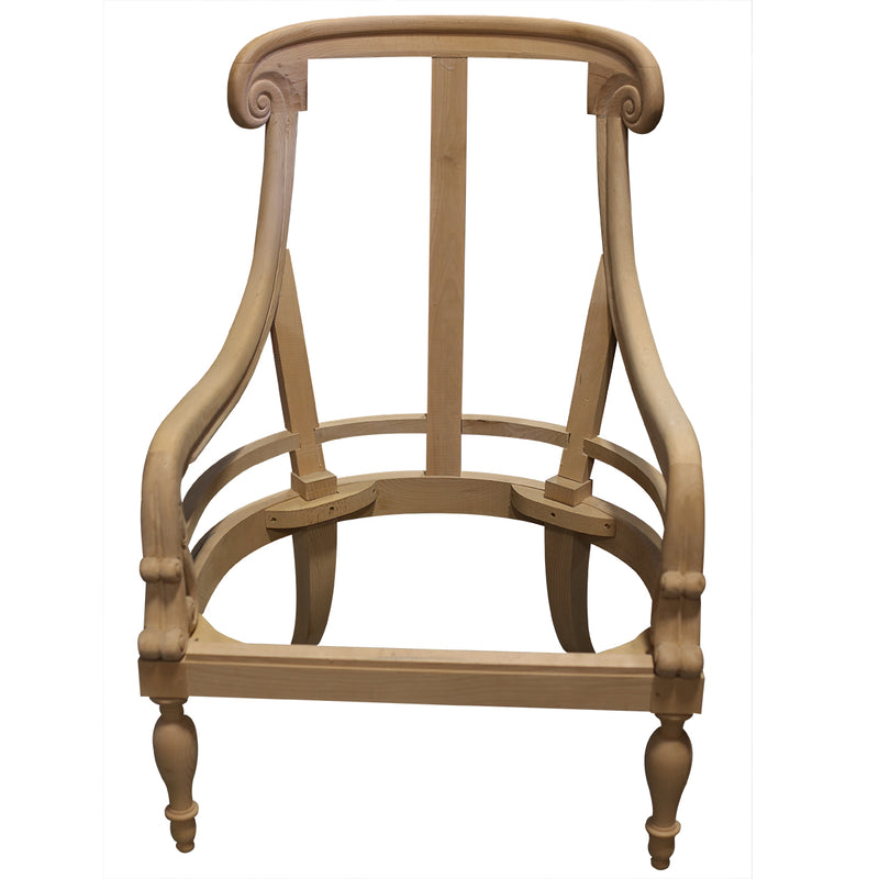 LOUIS PHILIPPE LOUNGE CHAIR RAW FRAME