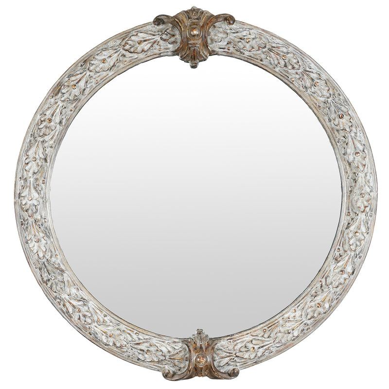 SMALL REGENCY LEAF MIRROR