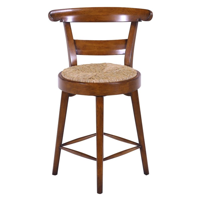COUNTRY FRENCH HAND CARVED BARSTOOL
